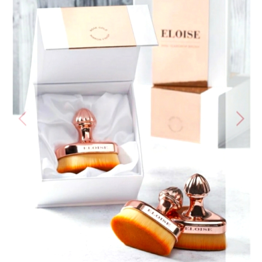 Rose Gold Tear Drop Brush